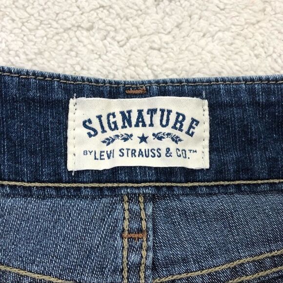 LEVI DENIM SHORTS SIGNATURE HIGH RISE - Picture 9 of 11